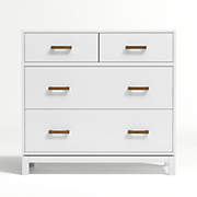 Hampshire White Wood 4-Drawer Kids Dresser + Reviews