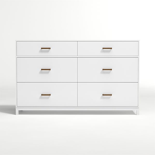 White Chest Of Drawers Crate Barrel, 50 Inch Wide White Dresser