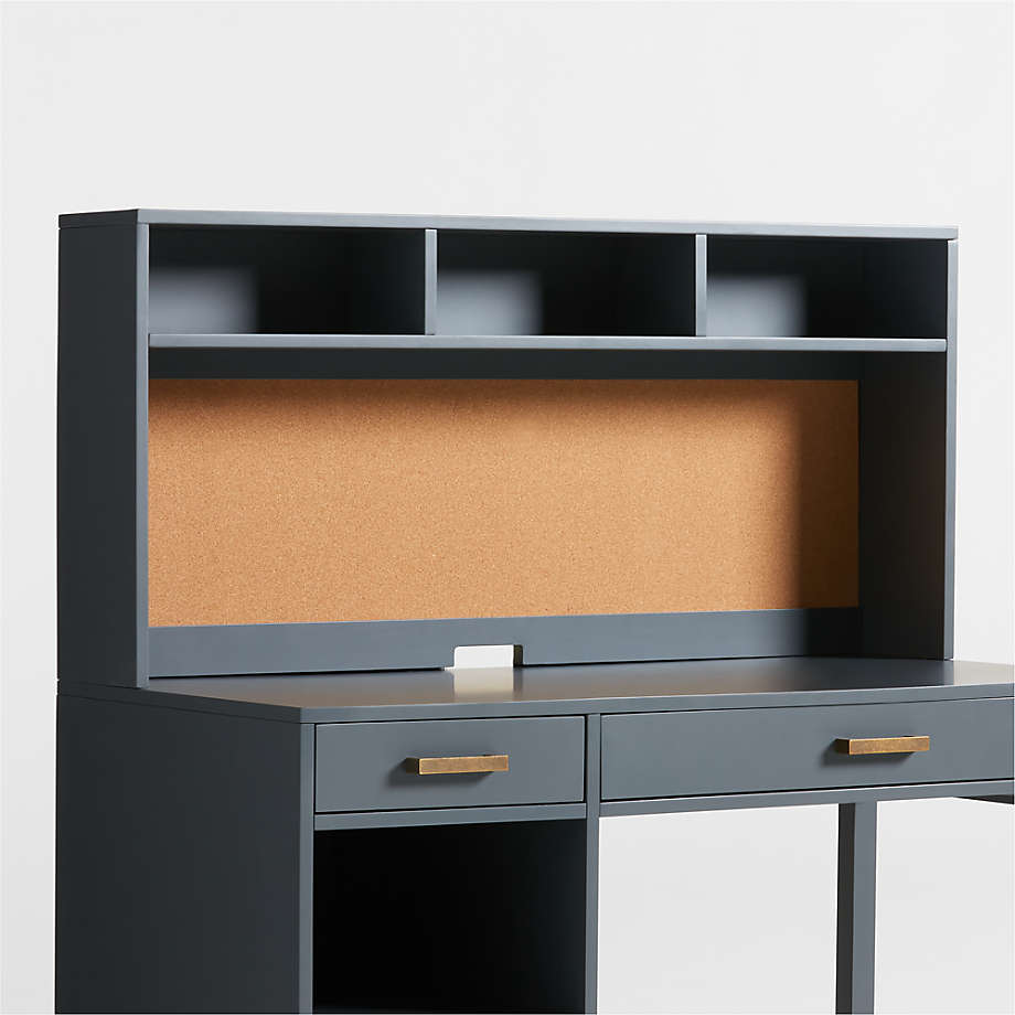 Youth desk with clearance hutch