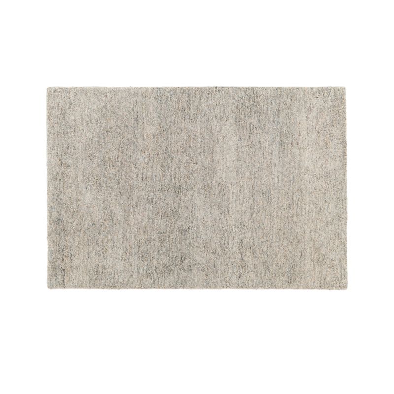 Parker Neutral 9x12 Wool Shag Rug + Reviews Crate & Barrel