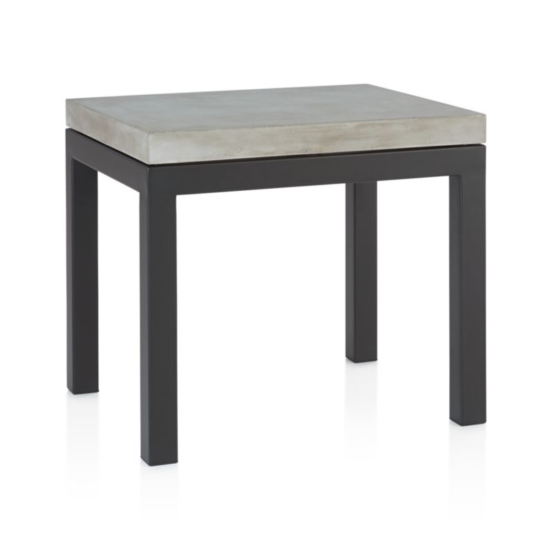 Parsons Concrete Top/Dark Steel Base 48x16 Console Table - image 3 of 9