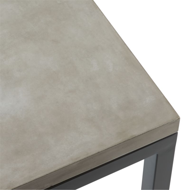 Parsons Concrete Top/Dark Steel Base 48x16 Console Table - image 5 of 9