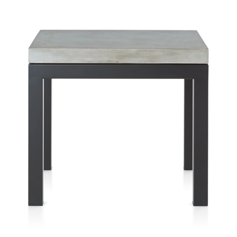 Parsons Concrete Top/Dark Steel Base 48x16 Console Table - image 4 of 9