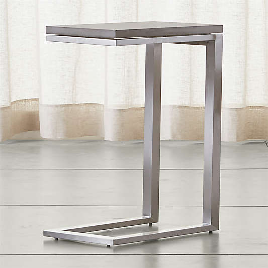 Parsons Concrete Top/ Stainless Steel Base 20x12 C Table