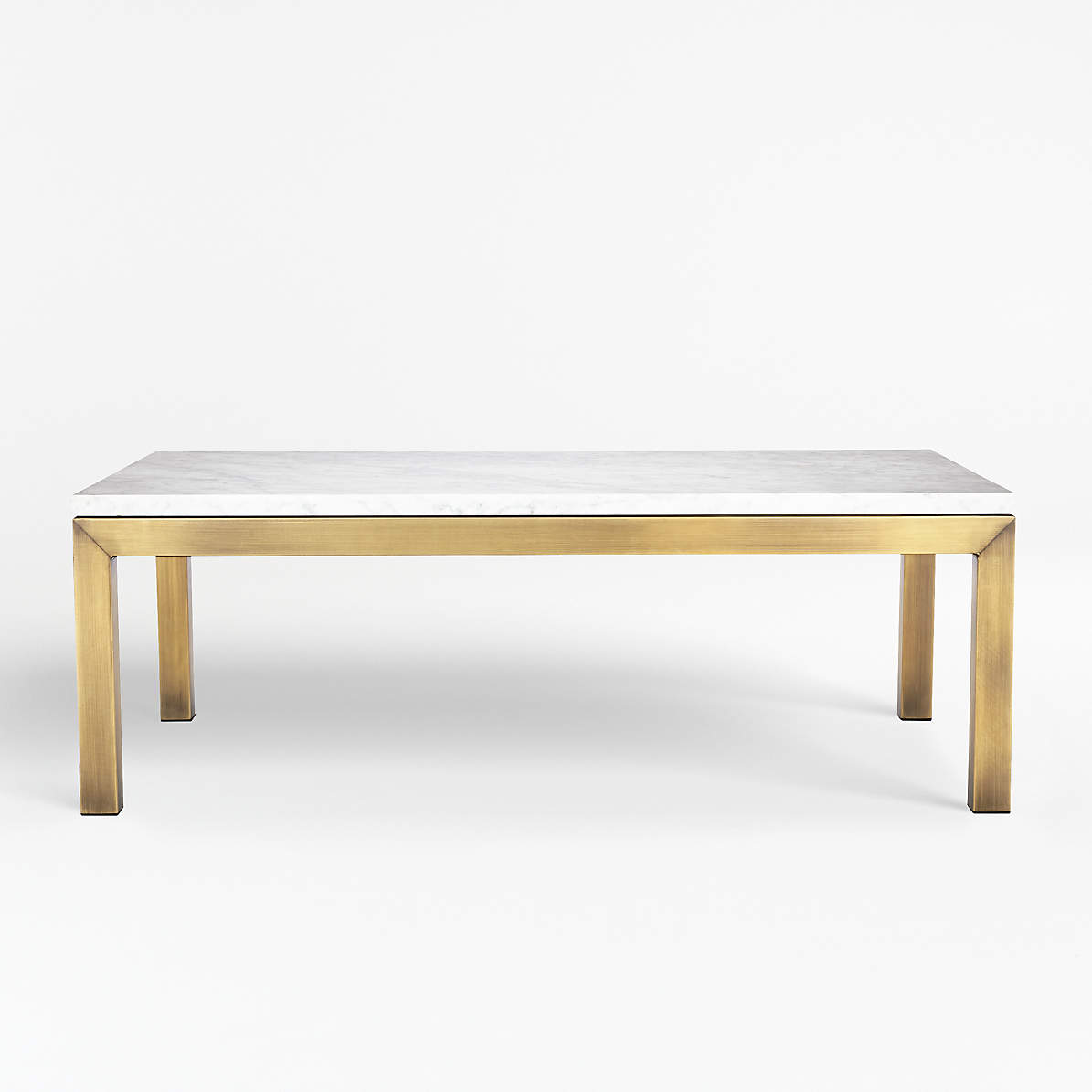 wood brass coffee table