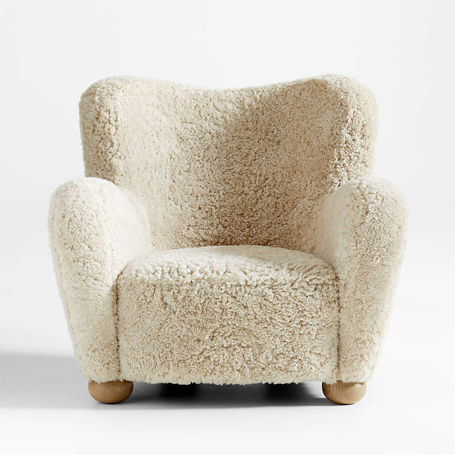 Le Tuco Shearling Accent Chair by Athena Calderone (Open Larger View)