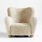 View Le Tuco Shearling Accent Chair by Athena Calderone - image 1 of 10