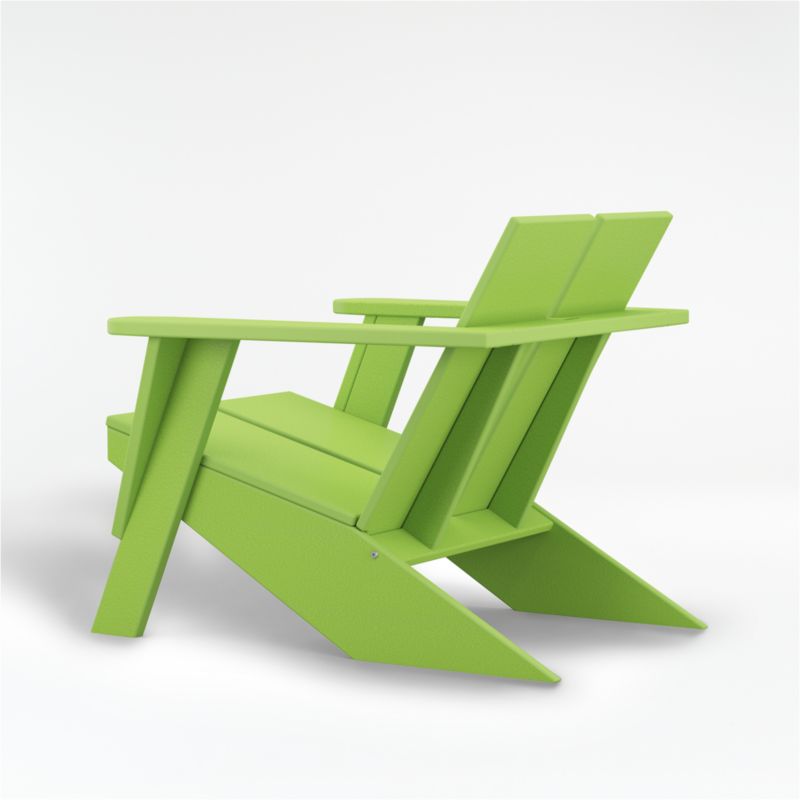 Paso Lime Outdoor Patio Adirondack Chair by POLYWOOD® - image 2 of 9