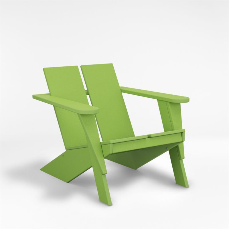 Paso Lime Outdoor Patio Adirondack Chair by POLYWOOD® - image 0 of 9