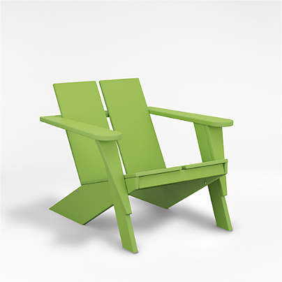 Paso Lime Outdoor Patio Adirondack Chair by POLYWOOD®