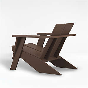 Crate & Barrel Paso Modern Adirondack Chair Dupe - The Daily Dupe