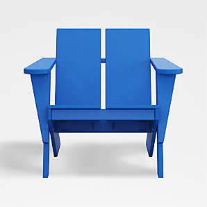 Blue Outdoor Lounge Chairs for the Patio Crate Barrel