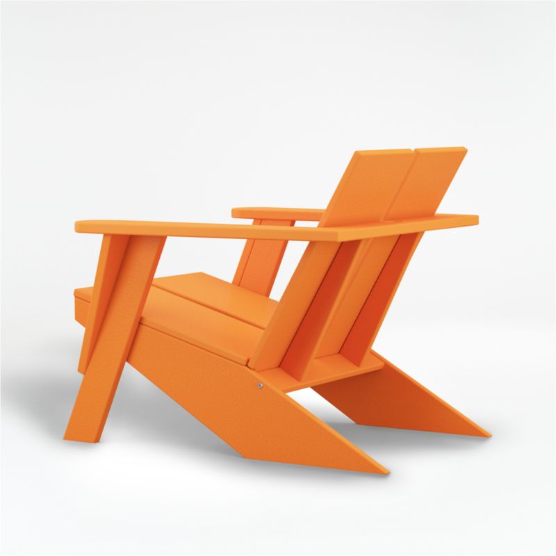 Paso Tangerine Outdoor Patio Adirondack Chair by POLYWOOD® - image 1 of 8