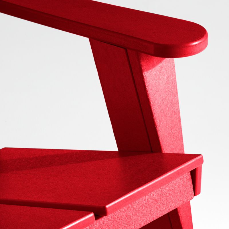 Paso Red Outdoor Adirondack Chair by POLYWOOD® - image 7 of 12