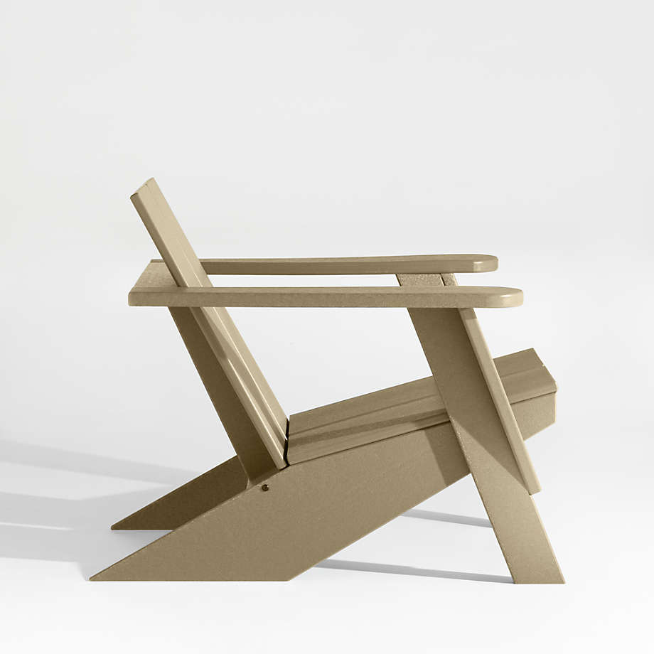 Crate & Barrel Paso Modern Adirondack Chair Dupe - The Daily Dupe