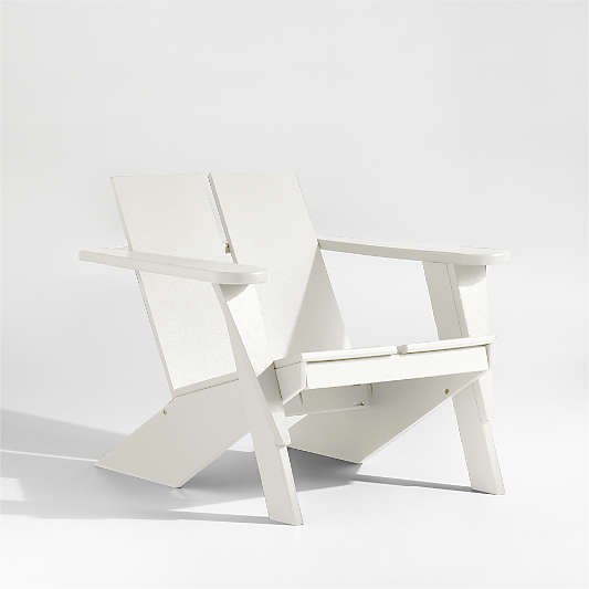 Paso White Outdoor Adirondack Chair by POLYWOOD®