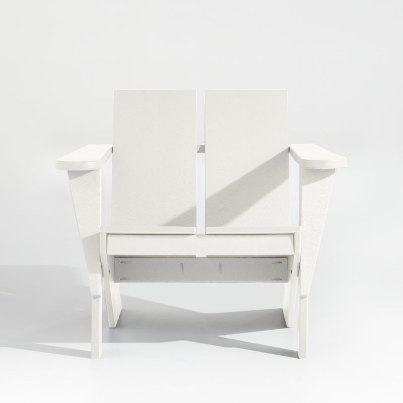 Paso White Outdoor Adirondack Chair by POLYWOOD® - image 3 of 12