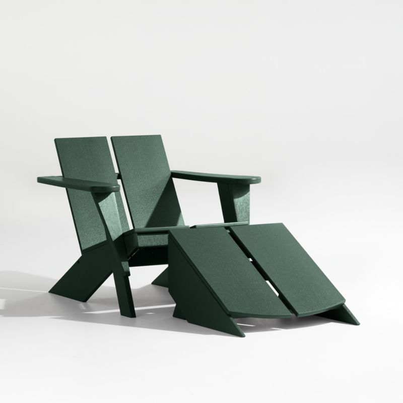 Paso Green Outdoor Adirondack Chair by POLYWOOD® - image 5 of 12