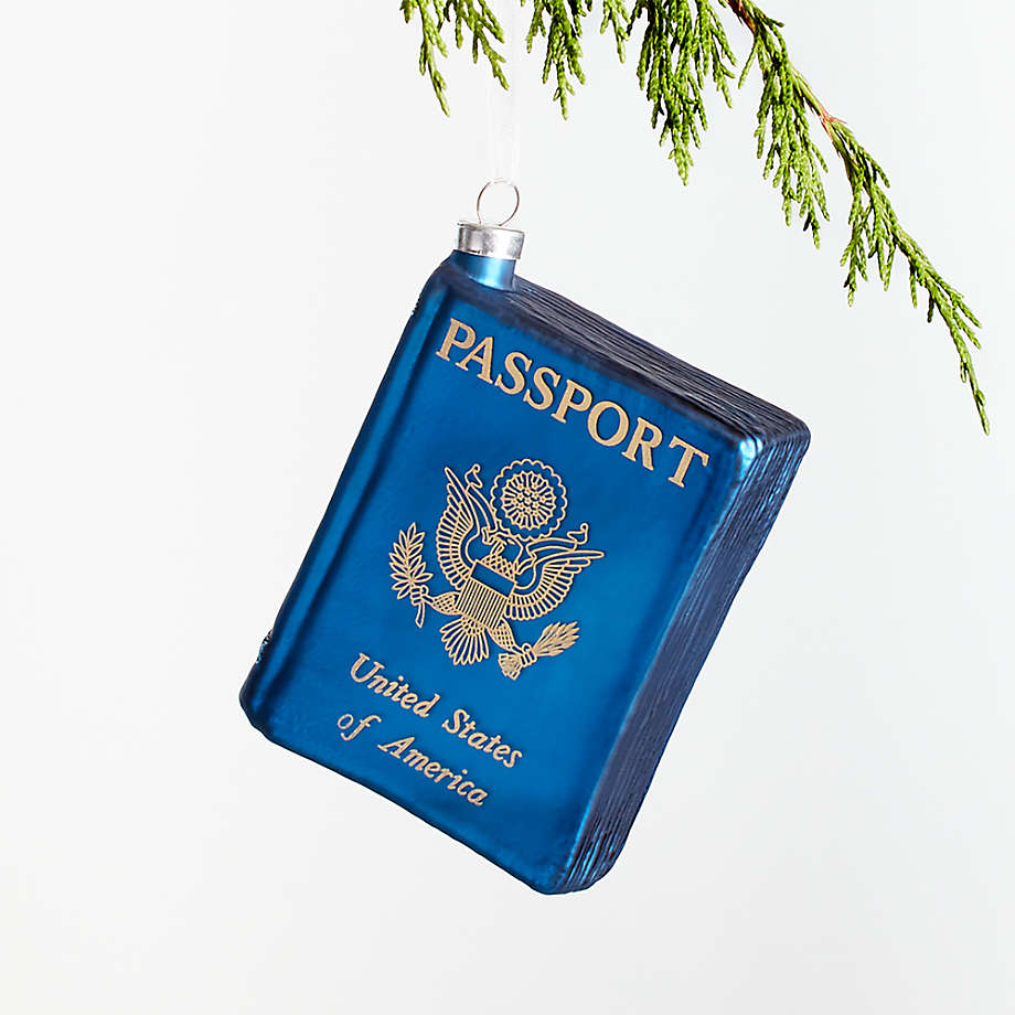 Passport Christmas Tree Ornament Reviews Crate And Barrel