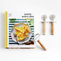 Pasta Cookbook & Tools Gift Set | Crate & Barrel