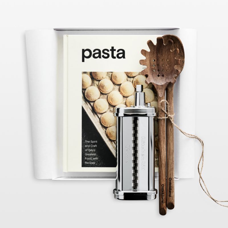 Pasta Cookbook & Tools Gift Set | Crate & Barrel