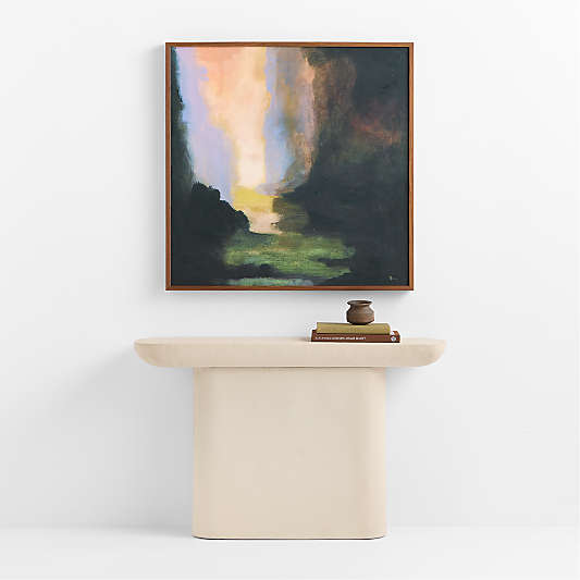 "Path to Moksha" by Harris Fanany 39" x 39" Framed Wall Art Print