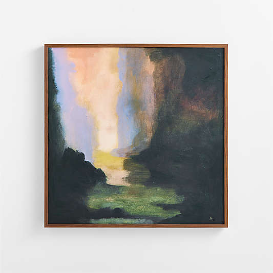"Path to Moksha" by Harris Fanany 39" x 39" Framed Wall Art Print
