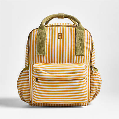 Pathfinder Large Gold Stripe Kids Cotton Backpack
