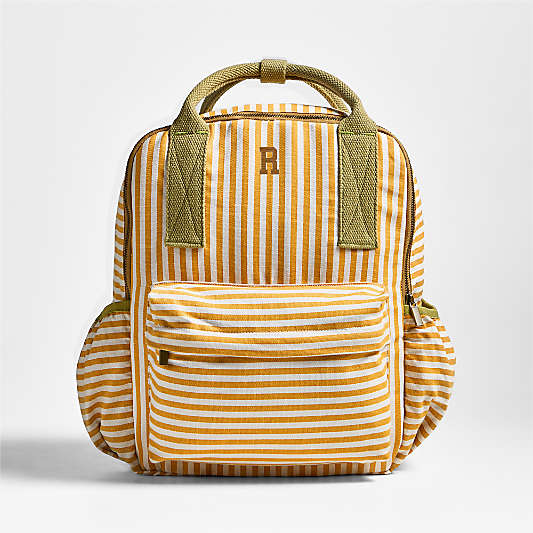 Pathfinder Large Gold Stripe Kids Cotton Backpack
