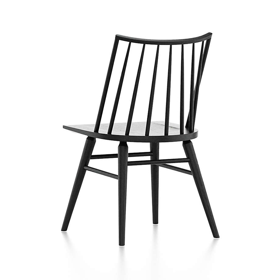 Paton black oak clearance windsor dining chair