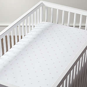 white crib sheets