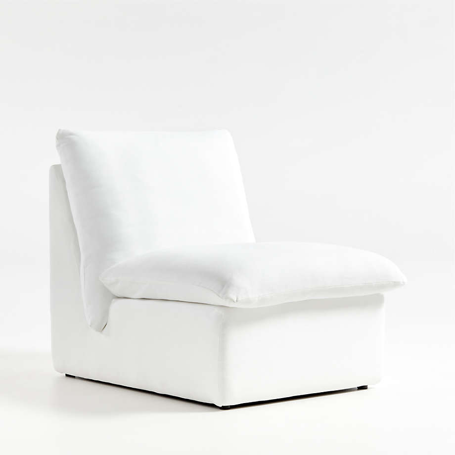 Patty Armless Accent Chair by Leanne Ford | Crate & Barrel