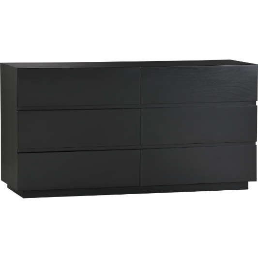 Pavillion Black 6-Drawer Dresser