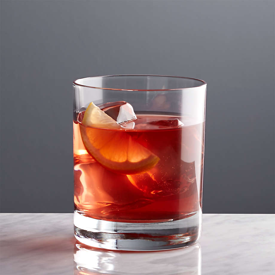 Hip Double Old-Fashioned Glass + Reviews, Crate & Barrel in 2023