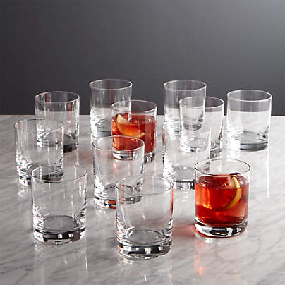 Aspen Double Old-Fashioned Glasses, Set of 12