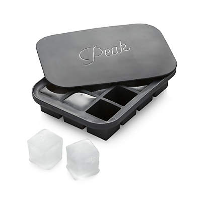 W&P Design Peak Ice Works Sphere Ice Tray, Black