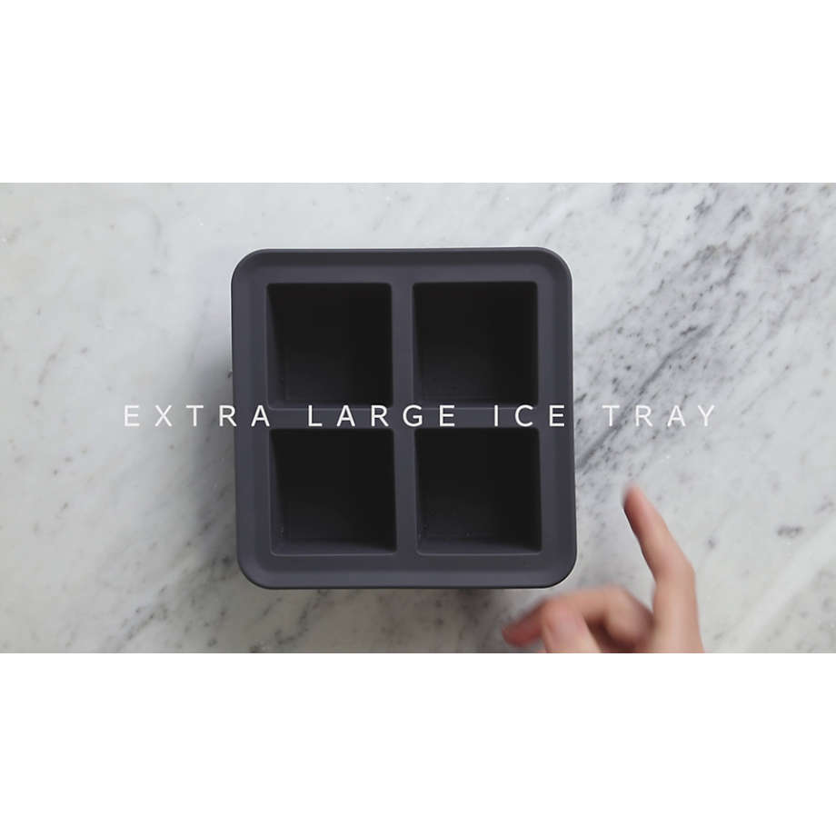 Extra Large Ice Cube Tray Black Peak