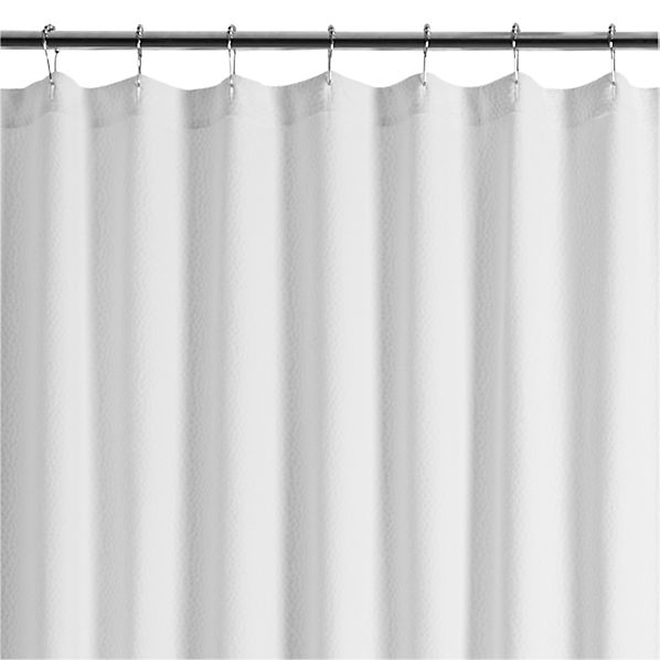 Cotton Shower Curtains Crate Barrel, Crate And Barrel Shower Curtain Liner