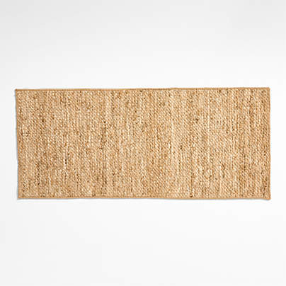 Pebble Performance Textured Natural Indoor/Outdoor Double Doormat 24"x57"