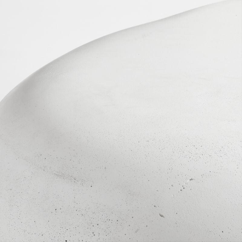 Pebble White Concrete 59" Oval Indoor/Outdoor Coffee Table by Leanne Ford - image 8 of 11