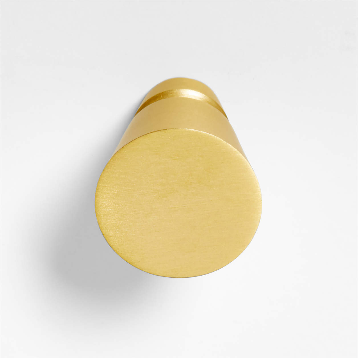 Pedestal Brass Knob + Reviews Crate & Barrel