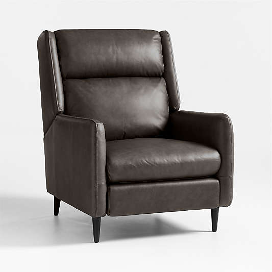 Pelle Leather Reclining Accent Chair