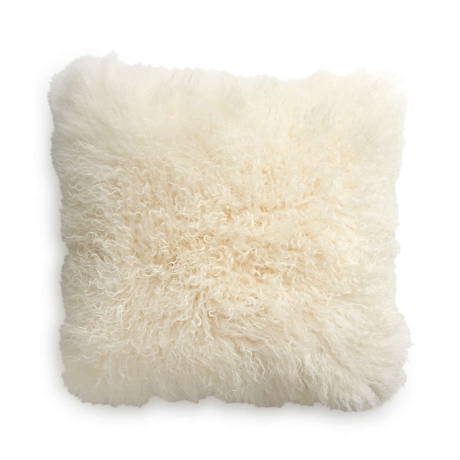 Cream shop mongolian cushion