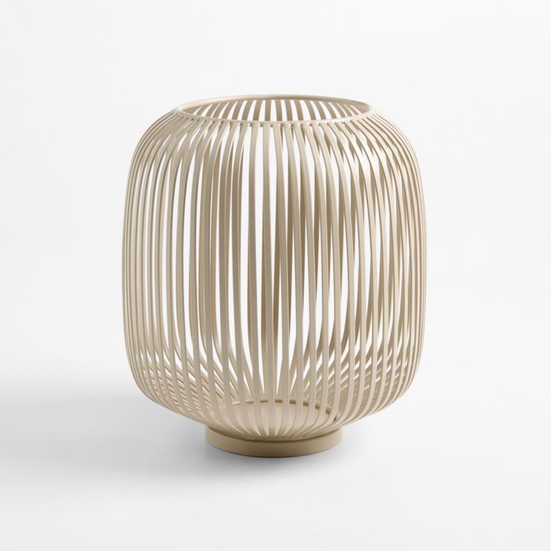 Pembroke White Metal Medium Hurricane 9" - image 3 of 4