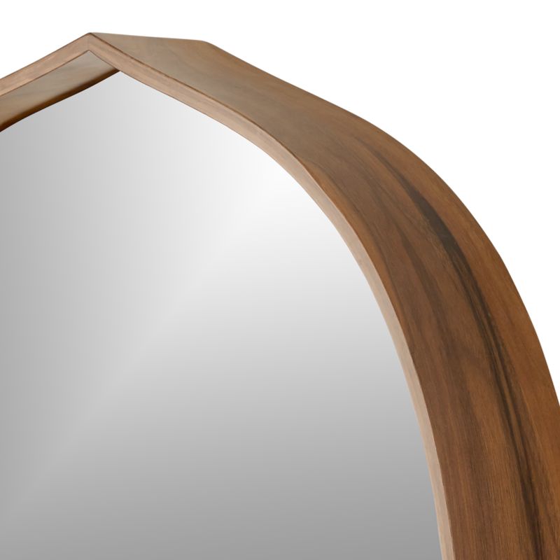 Penarth Walnut Floor Mirror 35.4"x76" - image 2 of 7