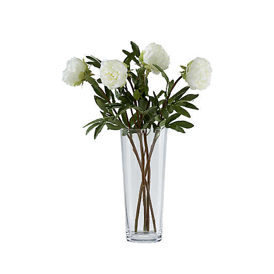 Artificial White Peony Flower Stem