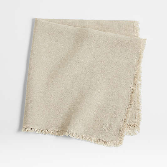 Pepa Natural Fringe Dinner Napkin by Eric Adjepong