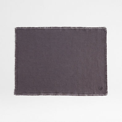 View Pepa Grey Fringe Placemat by Eric Adjepong details
