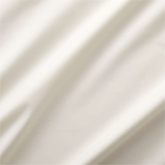 Favorite Organic Cotton Percale Ivory Queen Bed Sheet Set