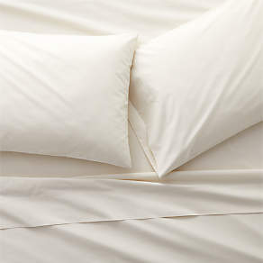 BRANDED BEDDING~ITEM 100% Pure Cotton 400 Thread Count USA Sizes Ivory Solid 